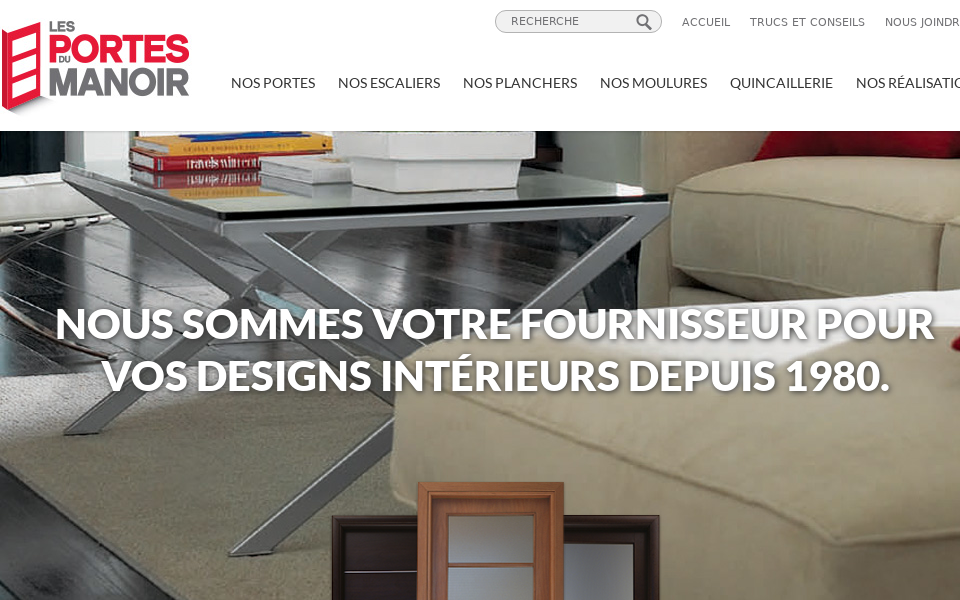 www.portesmanoir.com/ screen capture
