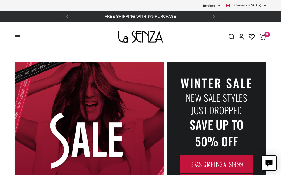 www.lasenza.com/ screen capture