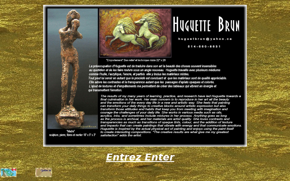 huguettebrun.com/ screen capture