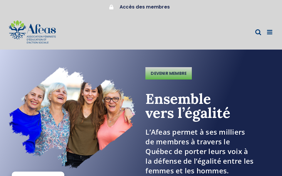 afeas.qc.ca/ screen capture