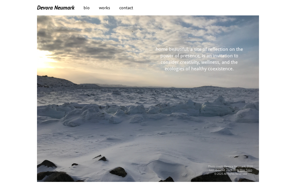 devoraneumark.com/ screen capture