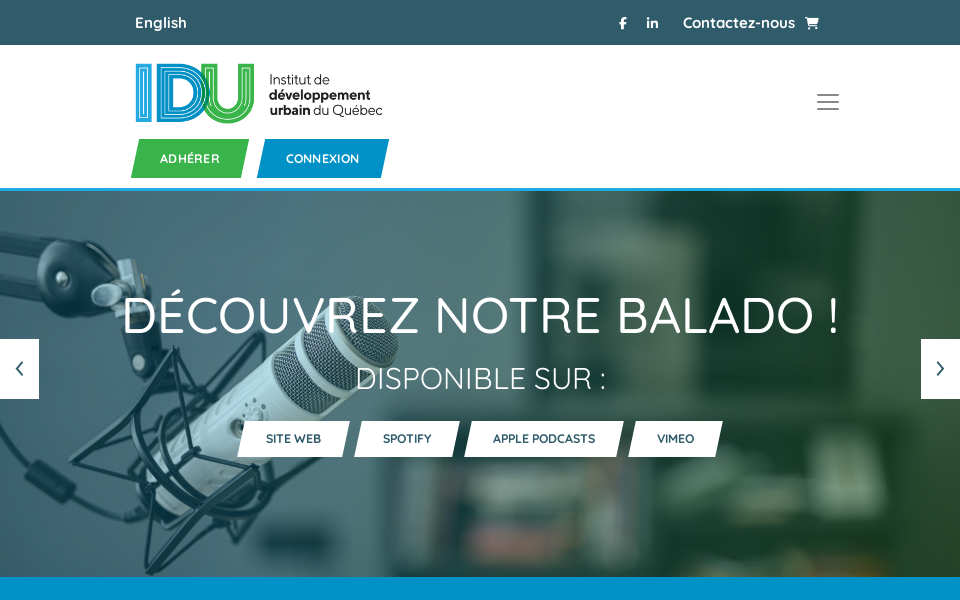 www.idu.quebec/ screen capture