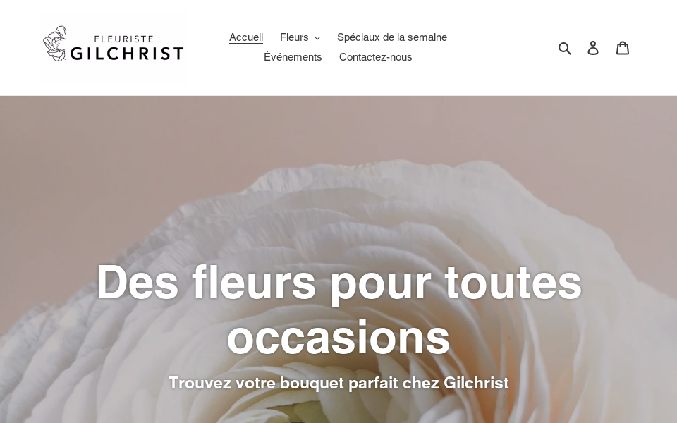 fleuriste-gilchrist.com/ screen capture