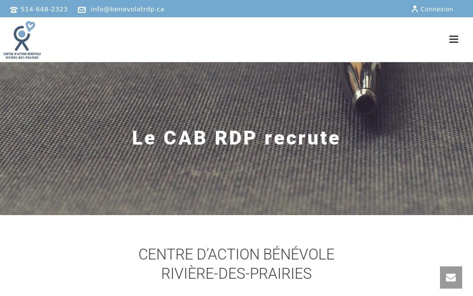 benevolatrdp.ca/ screen capture