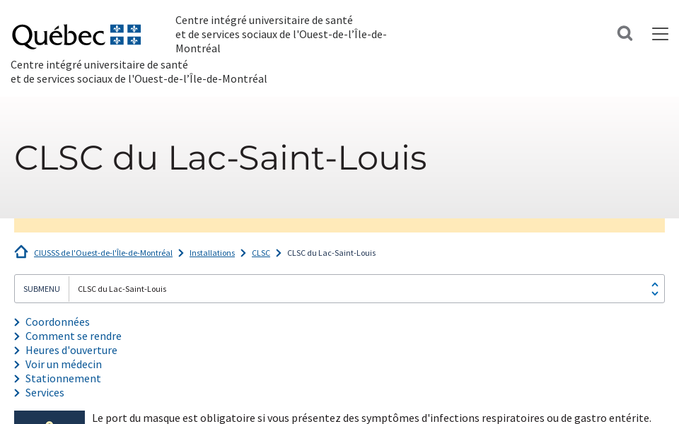www.ciusss-ouestmtl.gouv.qc.ca/installations/clsc/clsc-du-lac-saint-louis/ screen capture