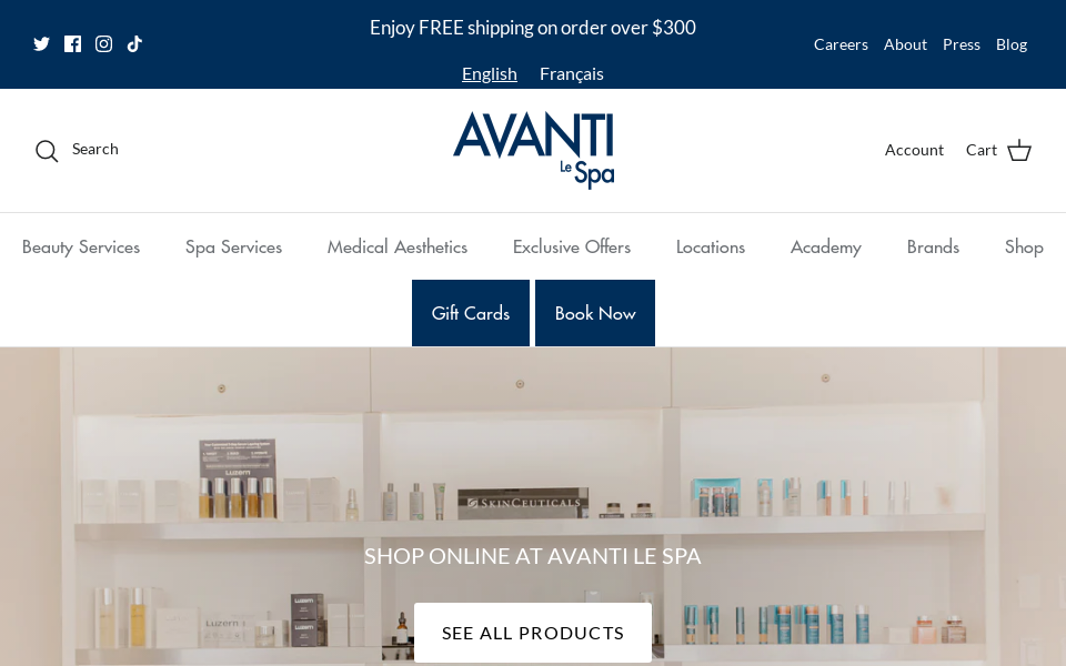 avantilespa.com/ screen capture