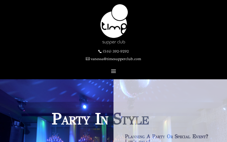 timesupperclub.com/ screen capture