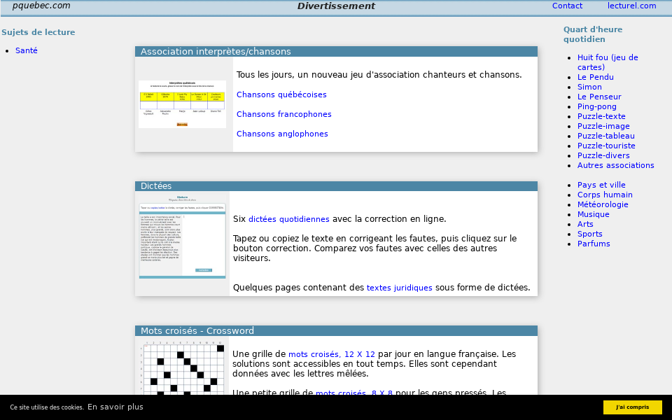 www.pquebec.com/ screen capture