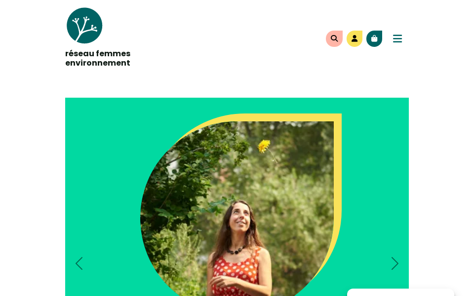 reseaufemmesenvironnement.org/ screen capture
