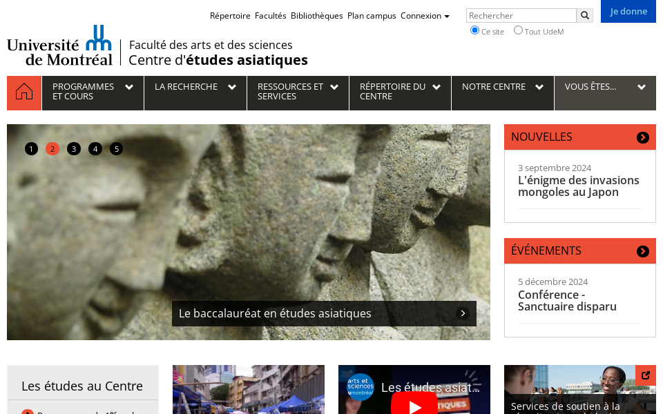 cetase.umontreal.ca/ screen capture