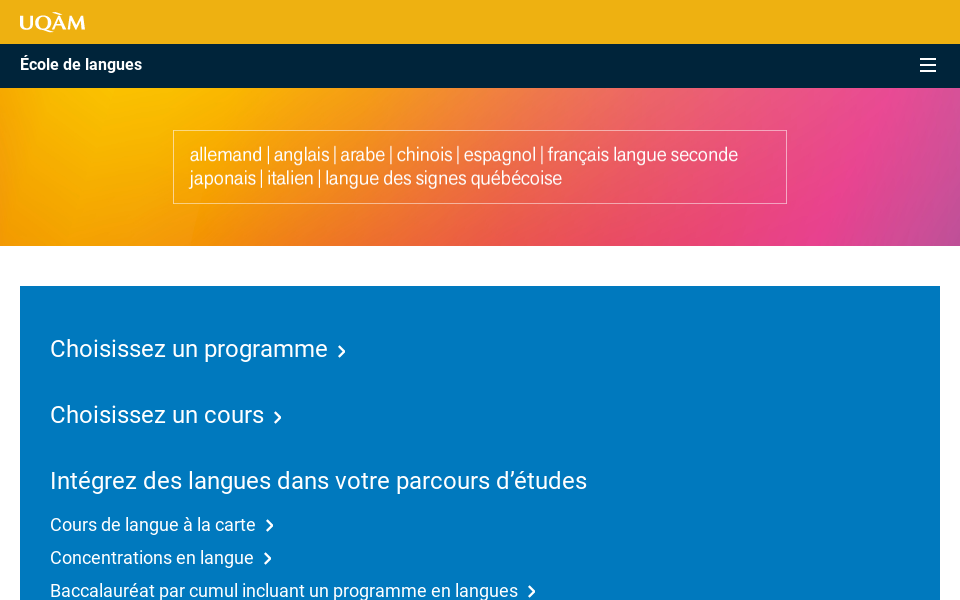 langues.uqam.ca/ screen capture