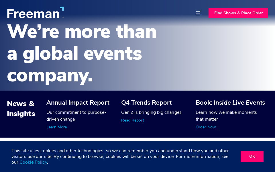 freeman.com screen capture