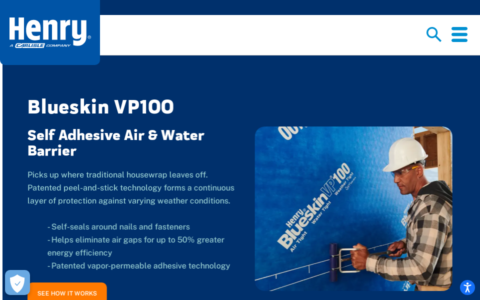 ca.henry.com/ screen capture