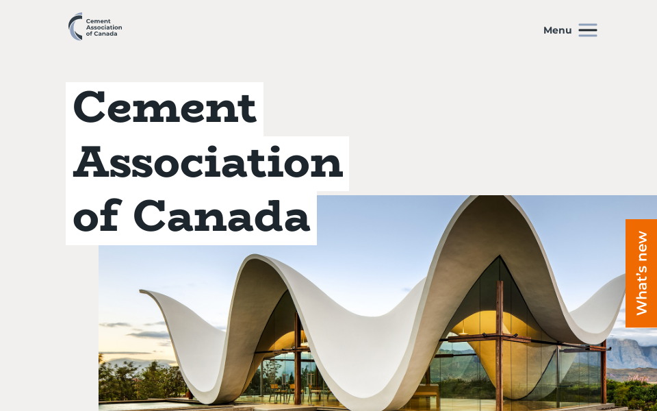 cement.ca/ screen capture
