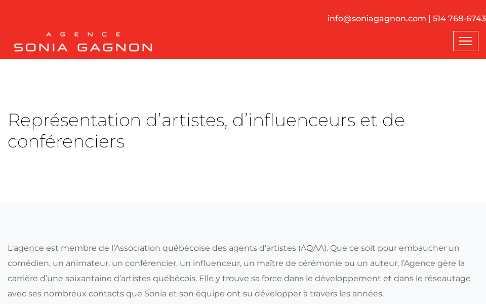 soniagagnon.com/ screen capture