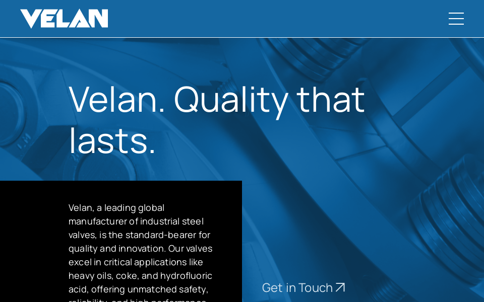 velan.com/ screen capture