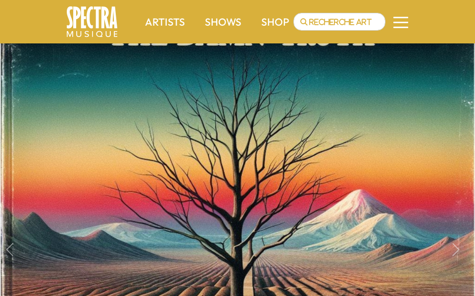 www.spectramusique.com/ screen capture