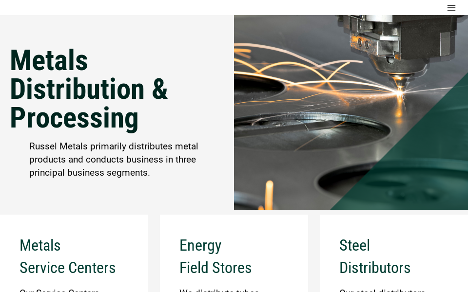 www.russelmetals.com/ screen capture