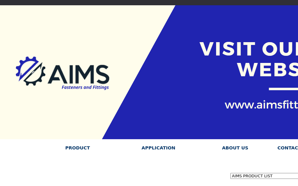 www.aimsfasteners.com/ screen capture