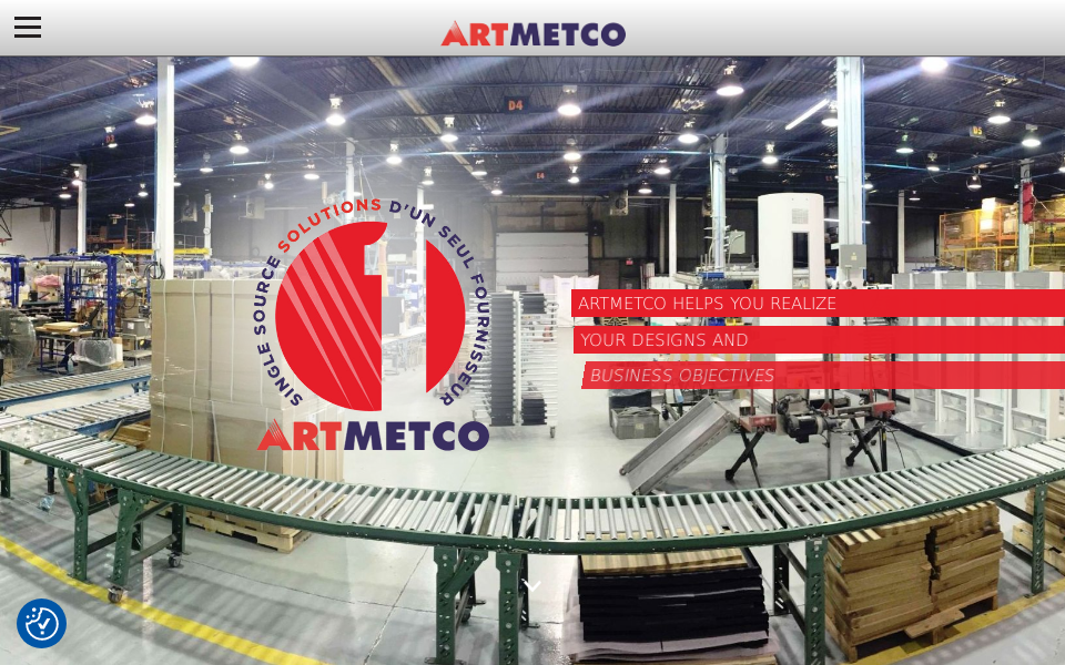 www.artmetco.com/ screen capture