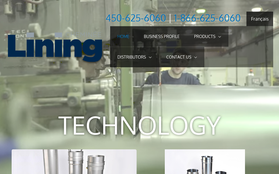 chemineelining.com/ screen capture