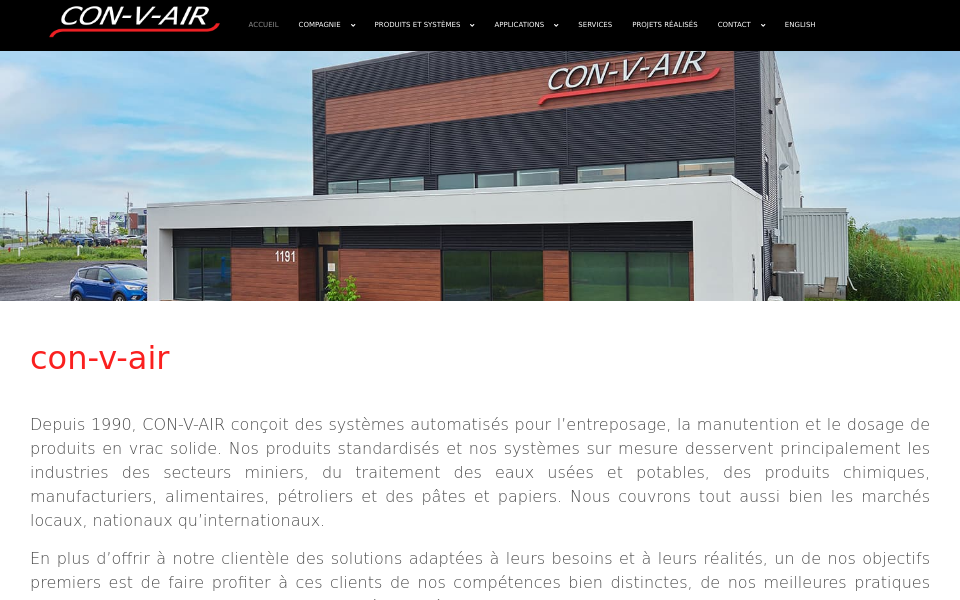 www.con-v-air.com/ screen capture