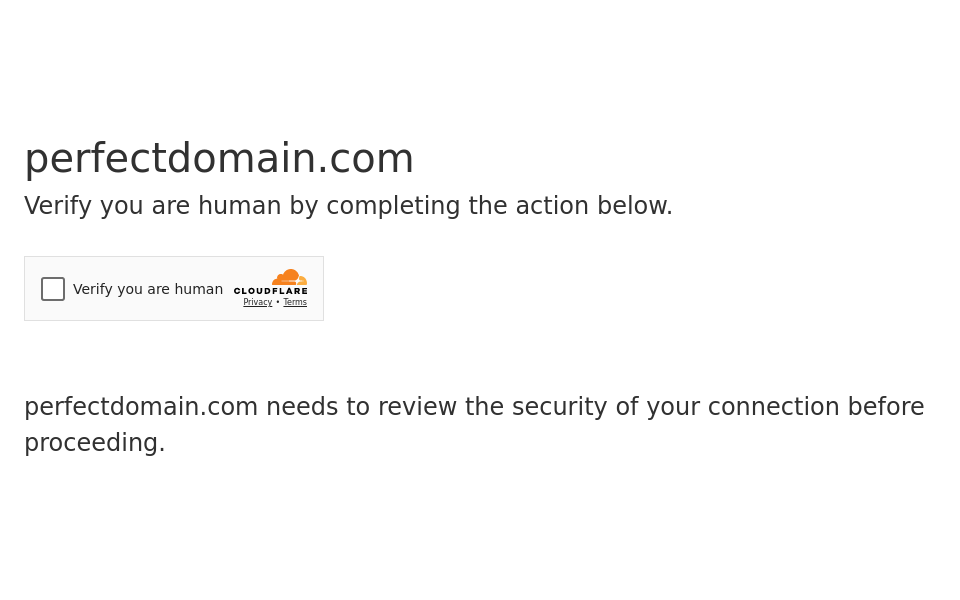 perfectdomain.com/domain/halisa.com screen capture