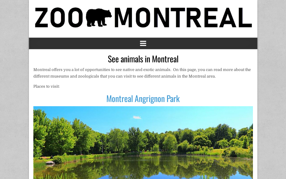www.zoologicalsocietymtl.org/ screen capture