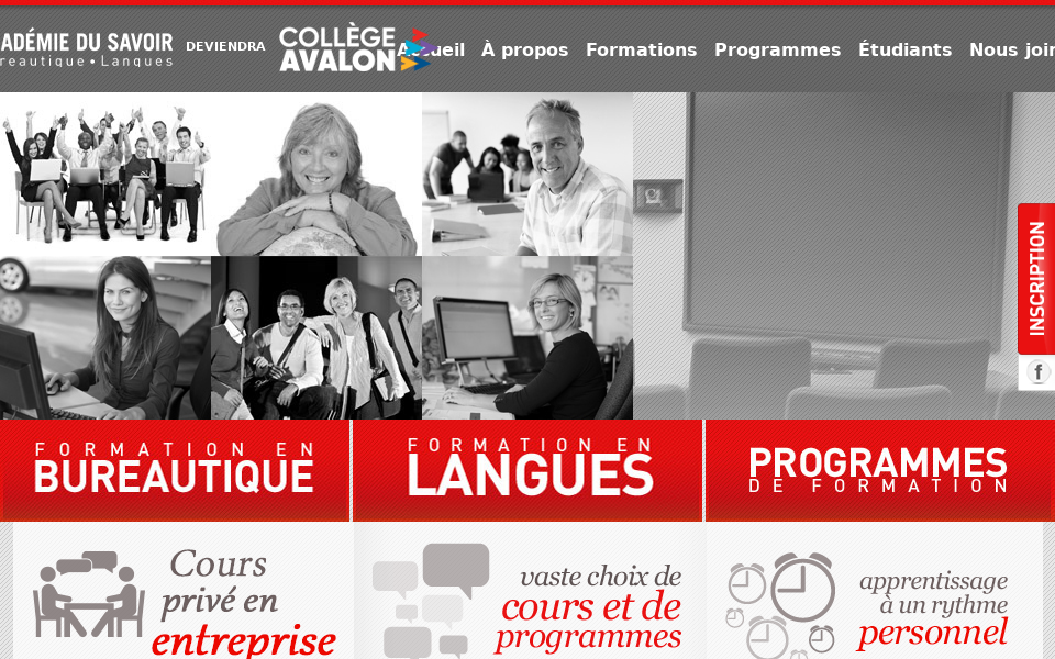 academiedusavoir.com/ screen capture