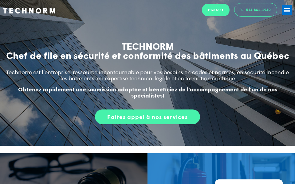 technorm.ca/ screen capture