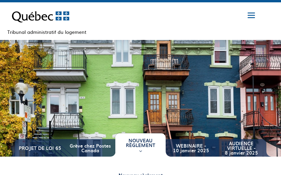 www.tal.gouv.qc.ca/ screen capture