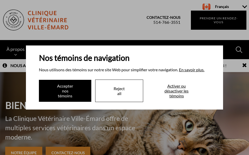 www.mtlvet.ca/clinique-veterinaire-ville-emard/ screen capture