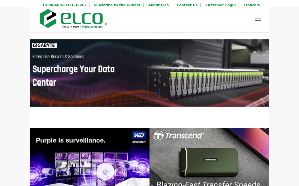 elcosystems.com/ screen capture