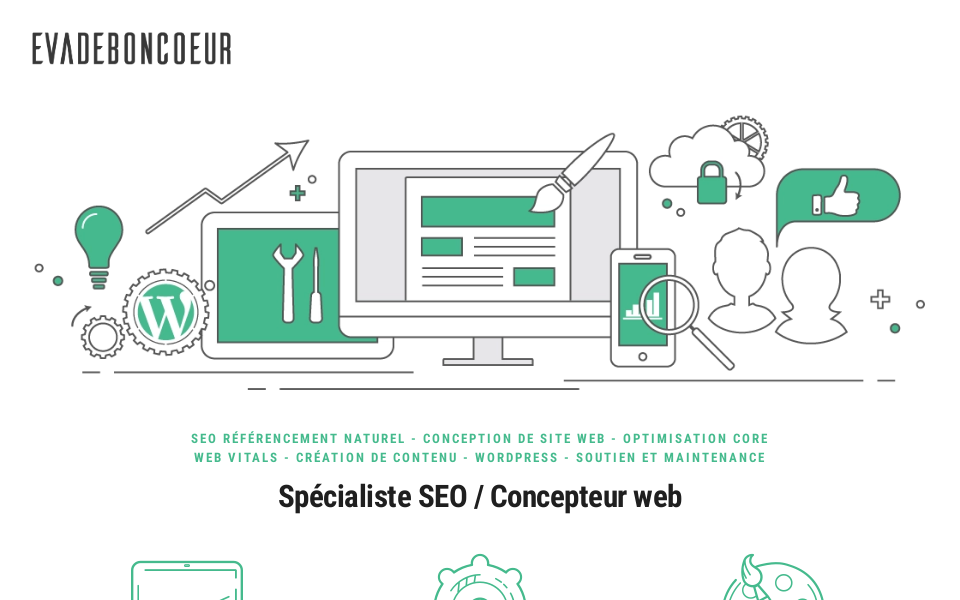 evadeboncoeur.com/ screen capture