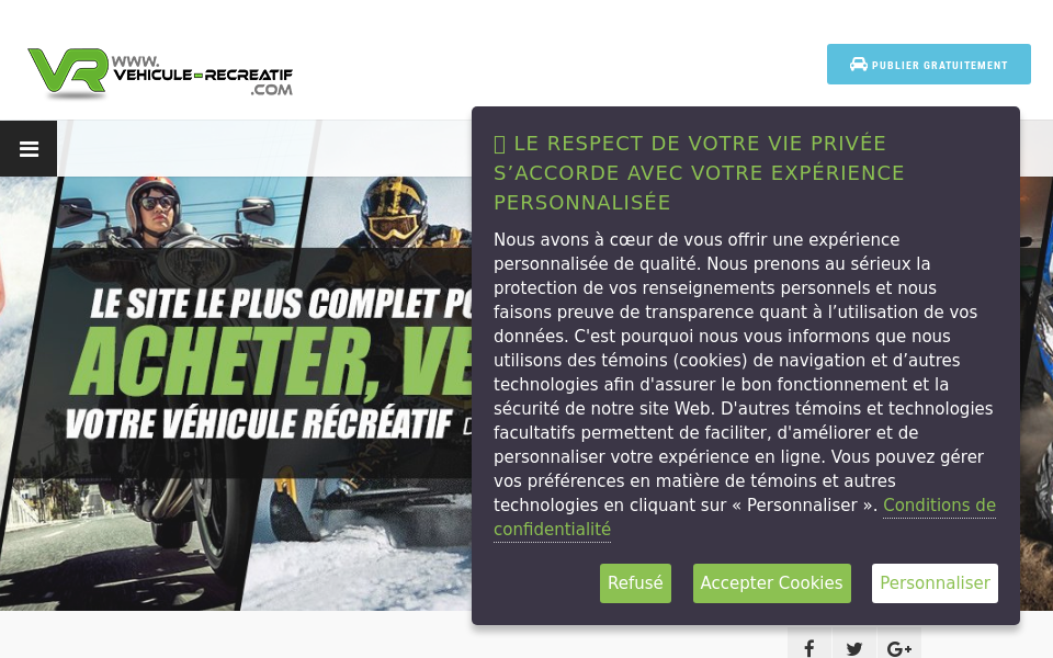 www.vehicule-recreatif.com/ screen capture