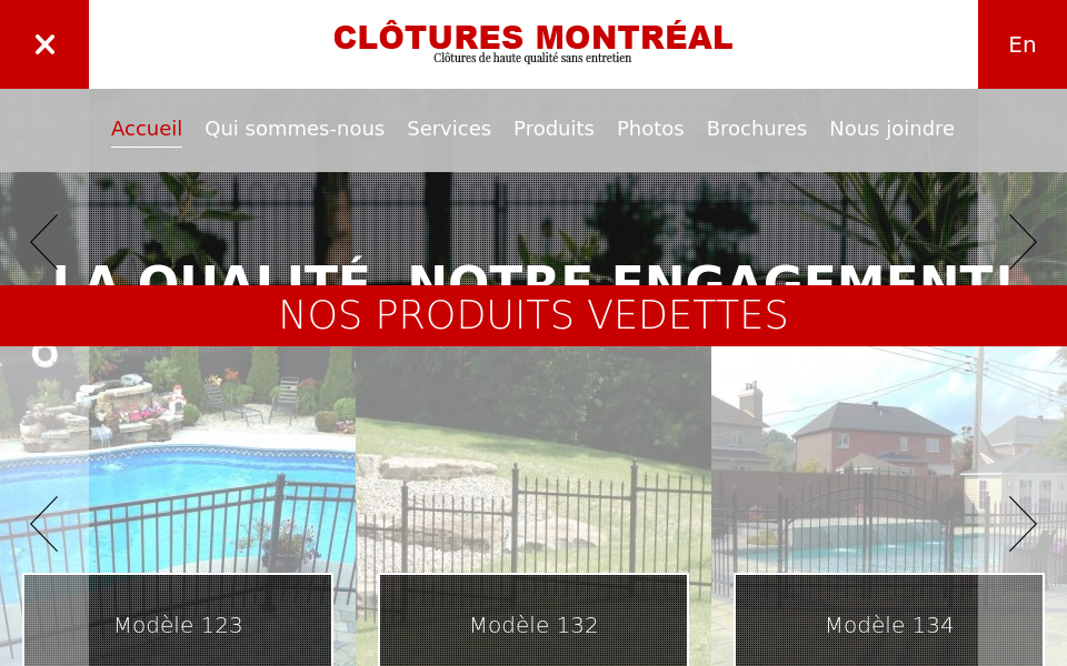 www.cloturesmontreal.com/ screen capture