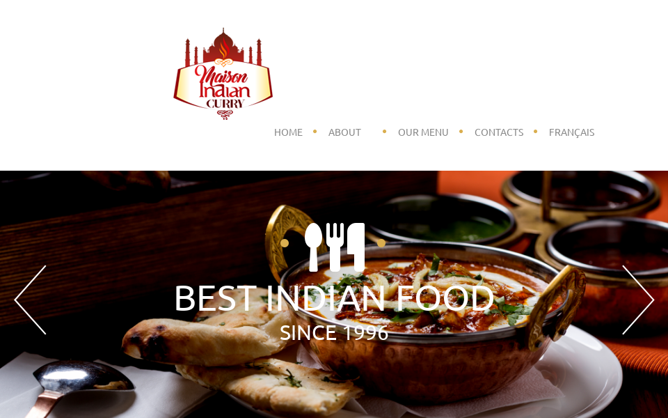 maisonindiancurry.ca/ screen capture