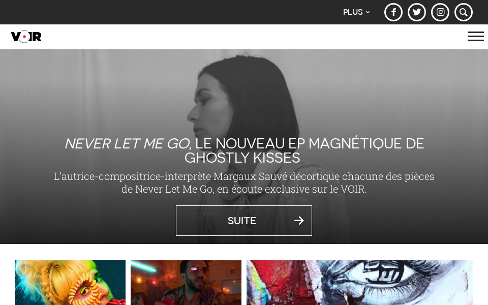 voir.ca/ screen capture