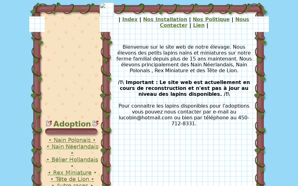 klapier-aubin.50webs.com/ screen capture