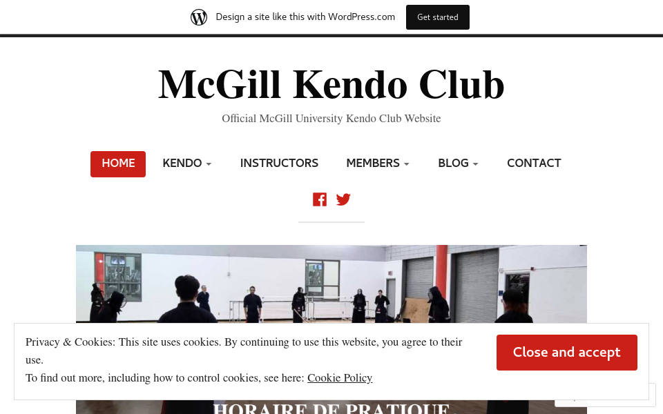 mcgillkendoclub.wordpress.com/ screen capture