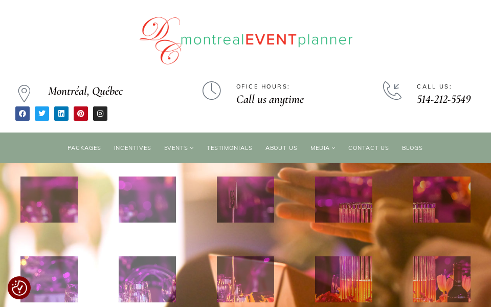 www.montrealeventplanner.ca/ screen capture