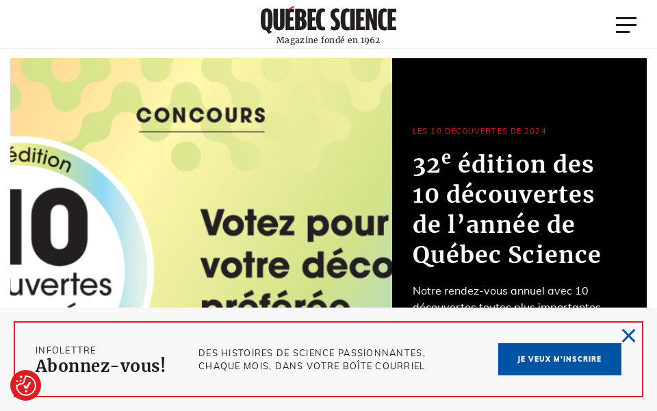 www.quebecscience.qc.ca/ screen capture