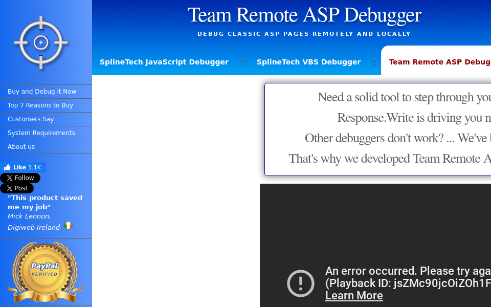 www.remotedebugger.com/ screen capture