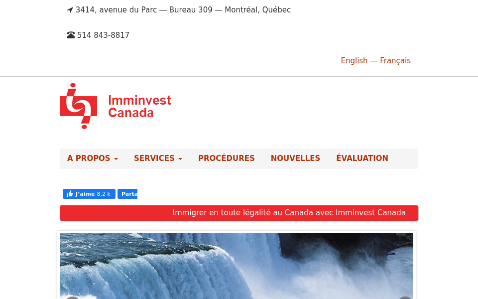 imminvestcanada.com/ screen capture