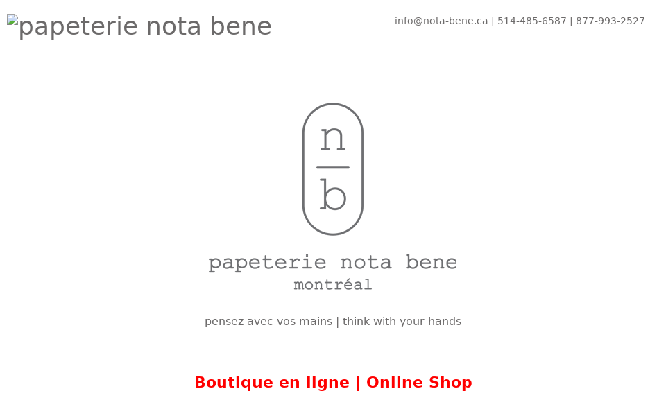www.nota-bene.ca/ screen capture