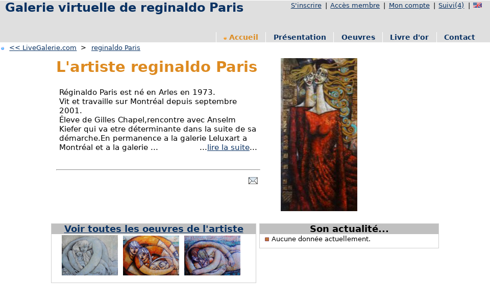 reginaldoparis.livegalerie.com/ screen capture