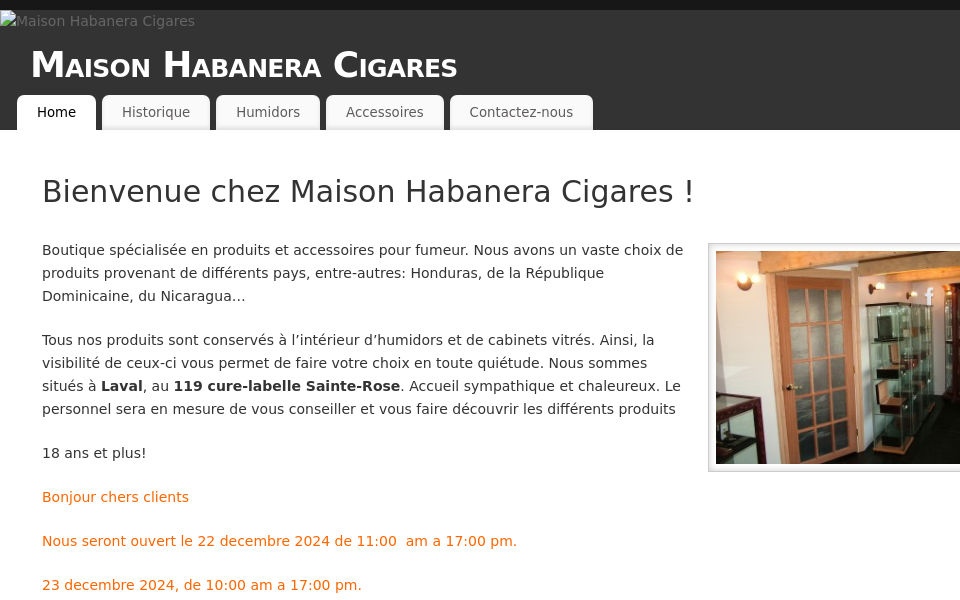 casahabaneracigare.com/ screen capture