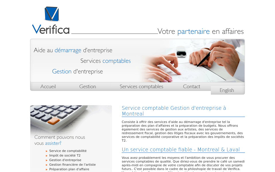 www.verifica.ca/ screen capture