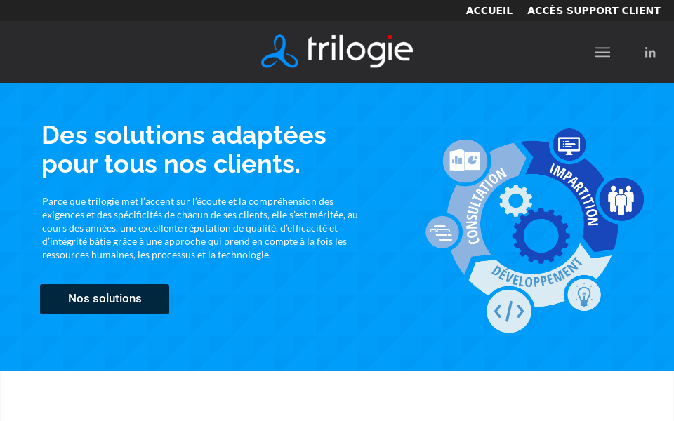 www.trilogie.qc.ca/ screen capture