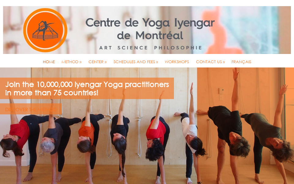 www.iyengaryogamontreal.com/ screen capture